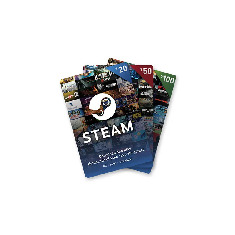 Compra Steam Wallet gift card barato! 8 USD Steam card