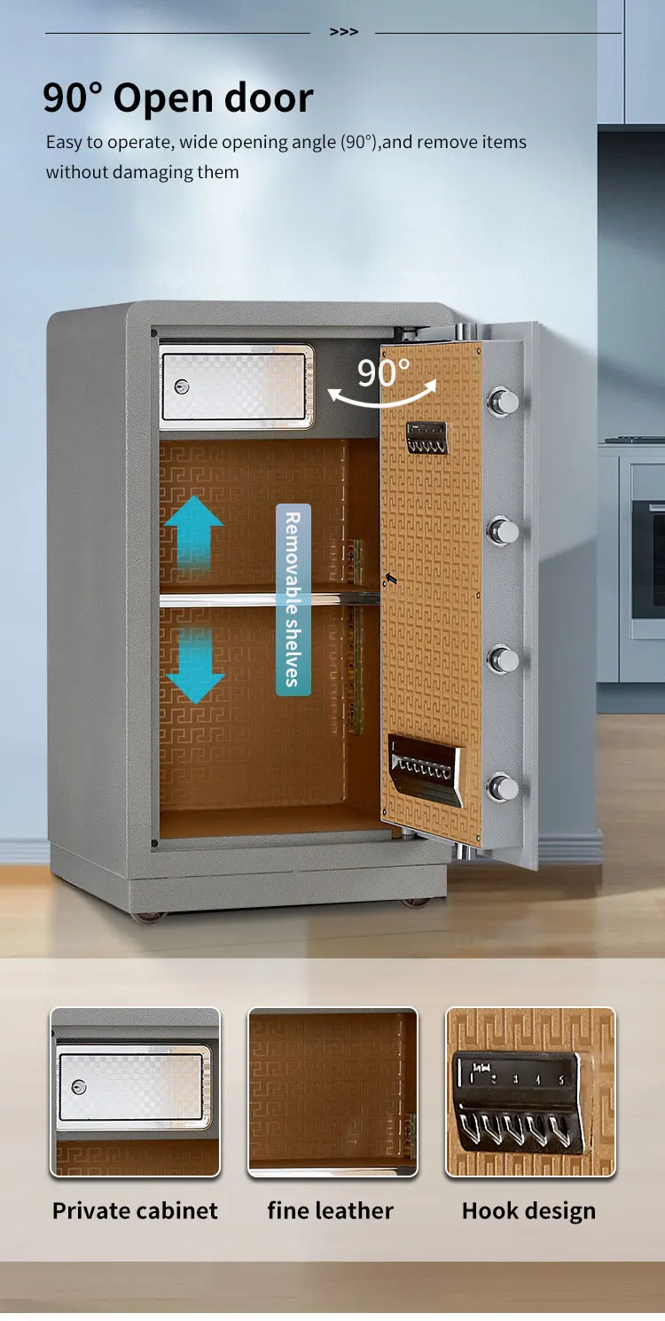 CEQSAFE High Quality Small Metal 1 Hour Fire Rating Cheap Fireproof Safe Box details