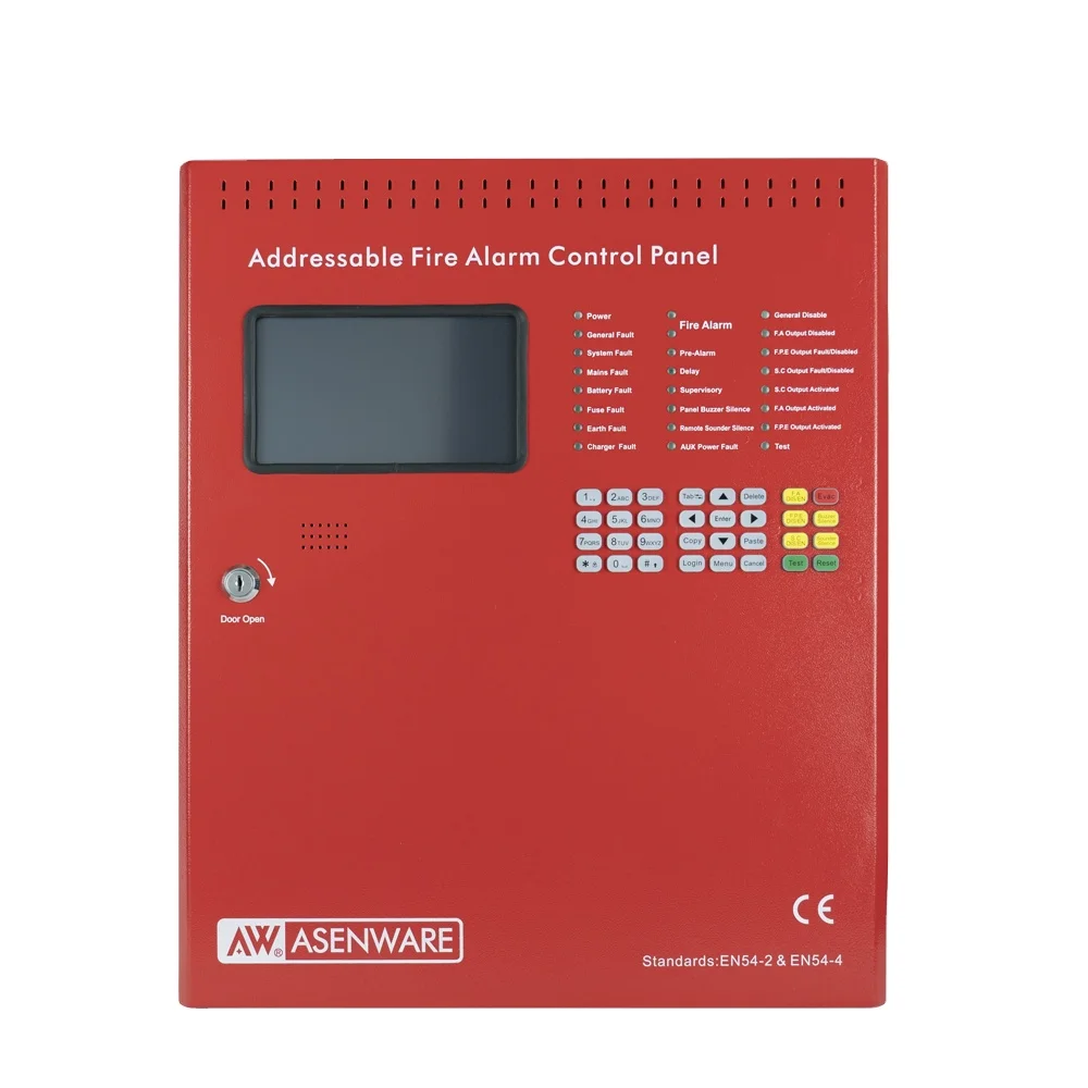Asenware Addressable Fire Alarm Panel Loop Card - Max 8 Loops, 250 ...