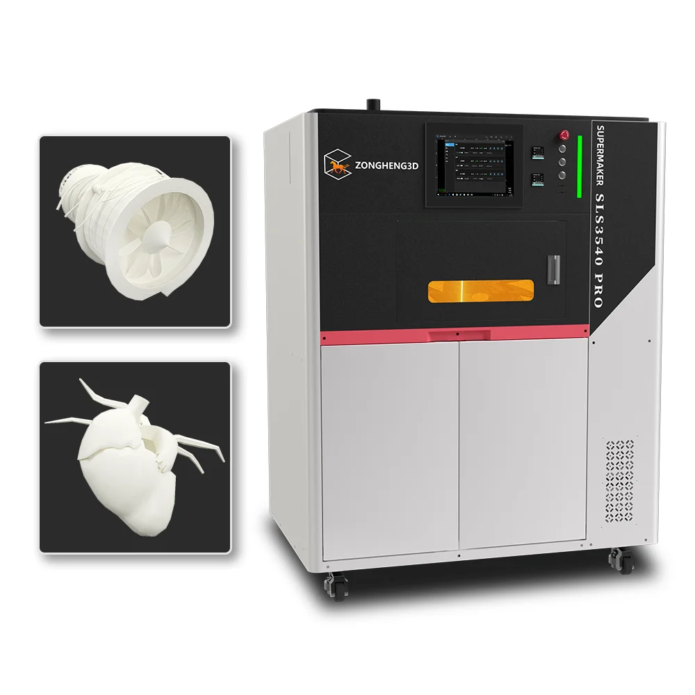 For SLS 3D Laser Sintering Automatic Industrial Nylon PA12 3D Printer USB Connectivity New Condition with 1 Year Warranty