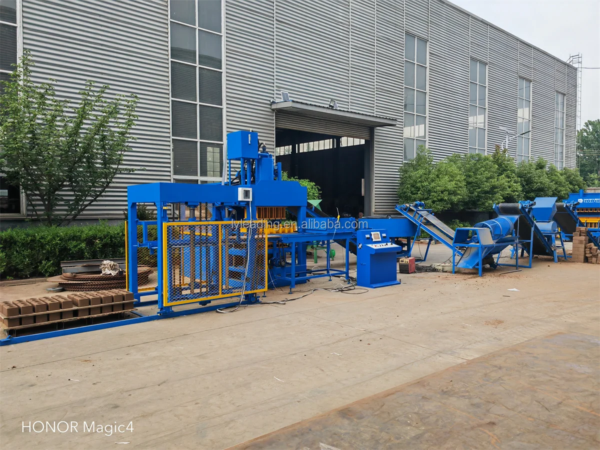 HBY8-10S Automatic Compressed Earth Block Machine Soil Interlocking ...