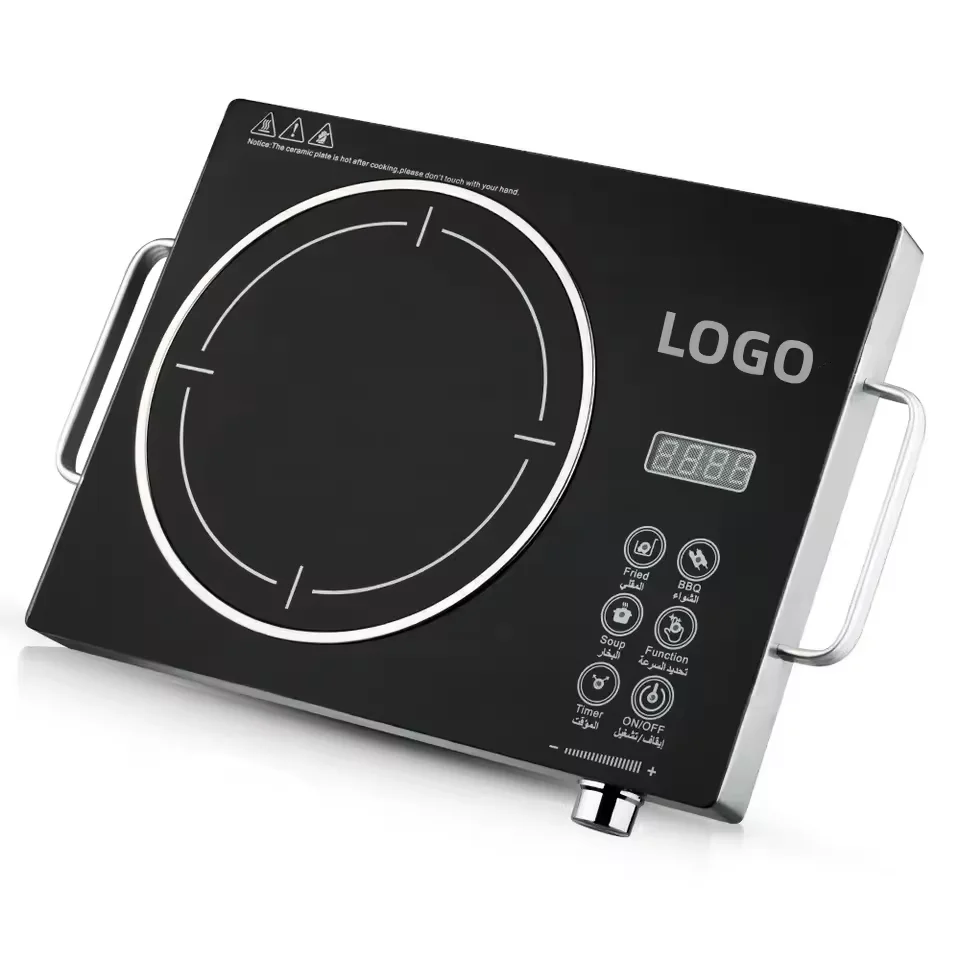 220v 2200w Portable Kitchen Ceramic Induction Infrared Cooker/cooktop ...