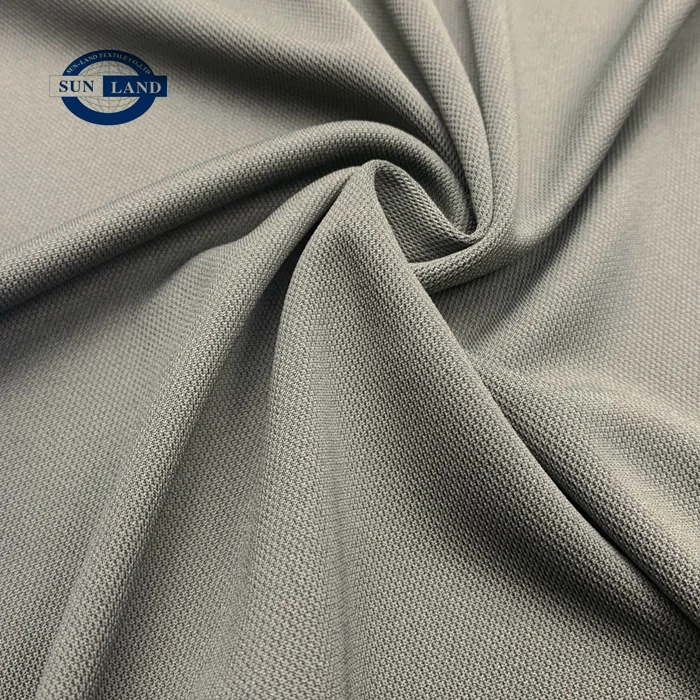 100% Polyester for Polo Moisture Wicking Absorbing Dry Fit Double Pique Coolmax Mesh Fabric