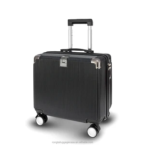 Unisex Custom Hard Spinner Luggage Durable ABS Aluminum Trolley Suitcase Set Light Weight Business Cartoon Lock Carry-on for