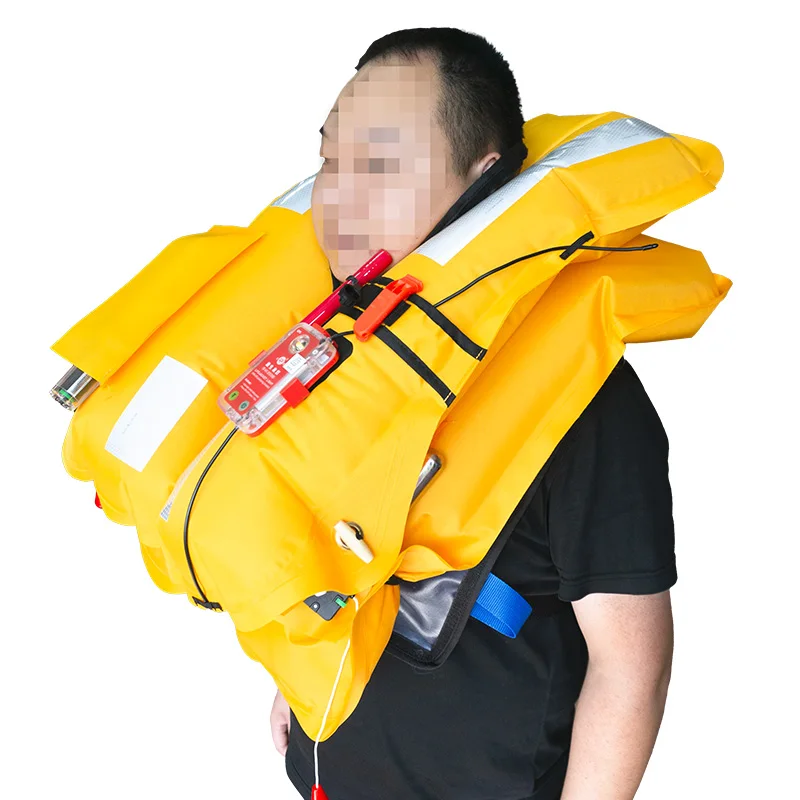 SOLAS Approved Water Safety Double Airbags Marine Inflatable Life
