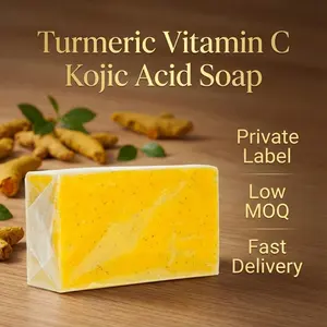Wholesale 100g Natural Organic Handmade Kojic Acid Soap Moisturizing Face and Body Cleaning Bar Soap