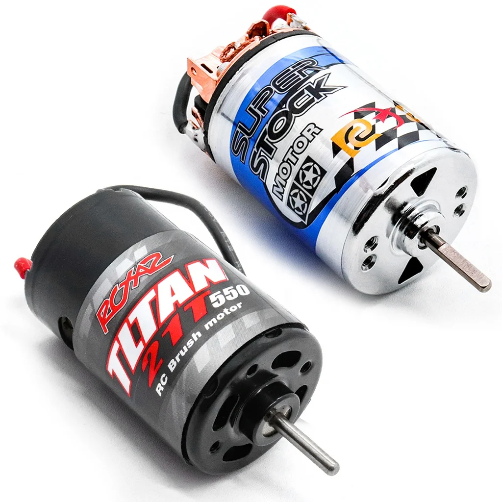 RCXAZ 550 Brushed Motor Upgrade - Waterproof for 1:10 RC Cars