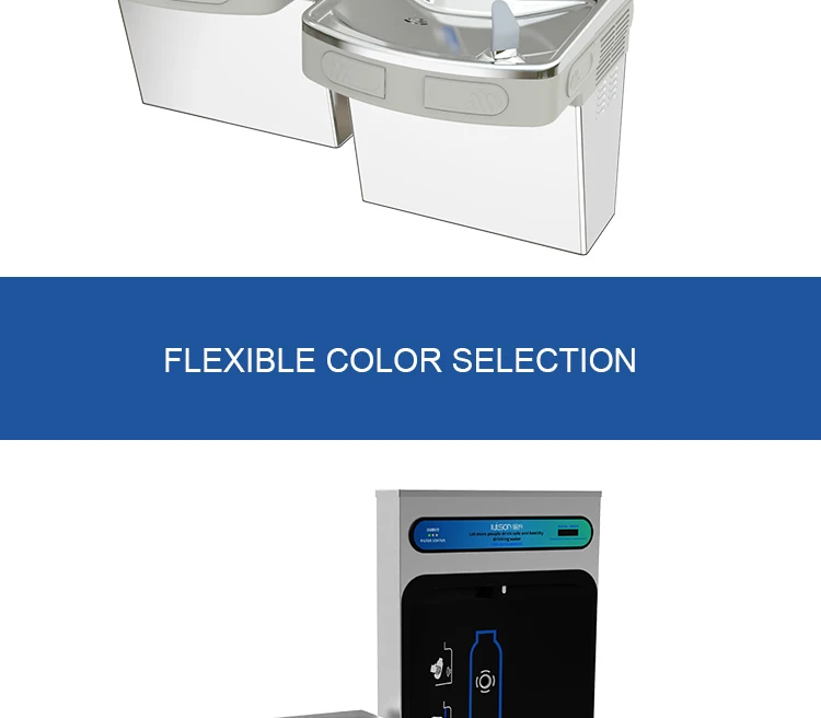 Bottle Filling Station Wall Mounted Water Cooler Drinking Water Fountain Sensor Water Dispenser ADA Standard for Commercial supplier