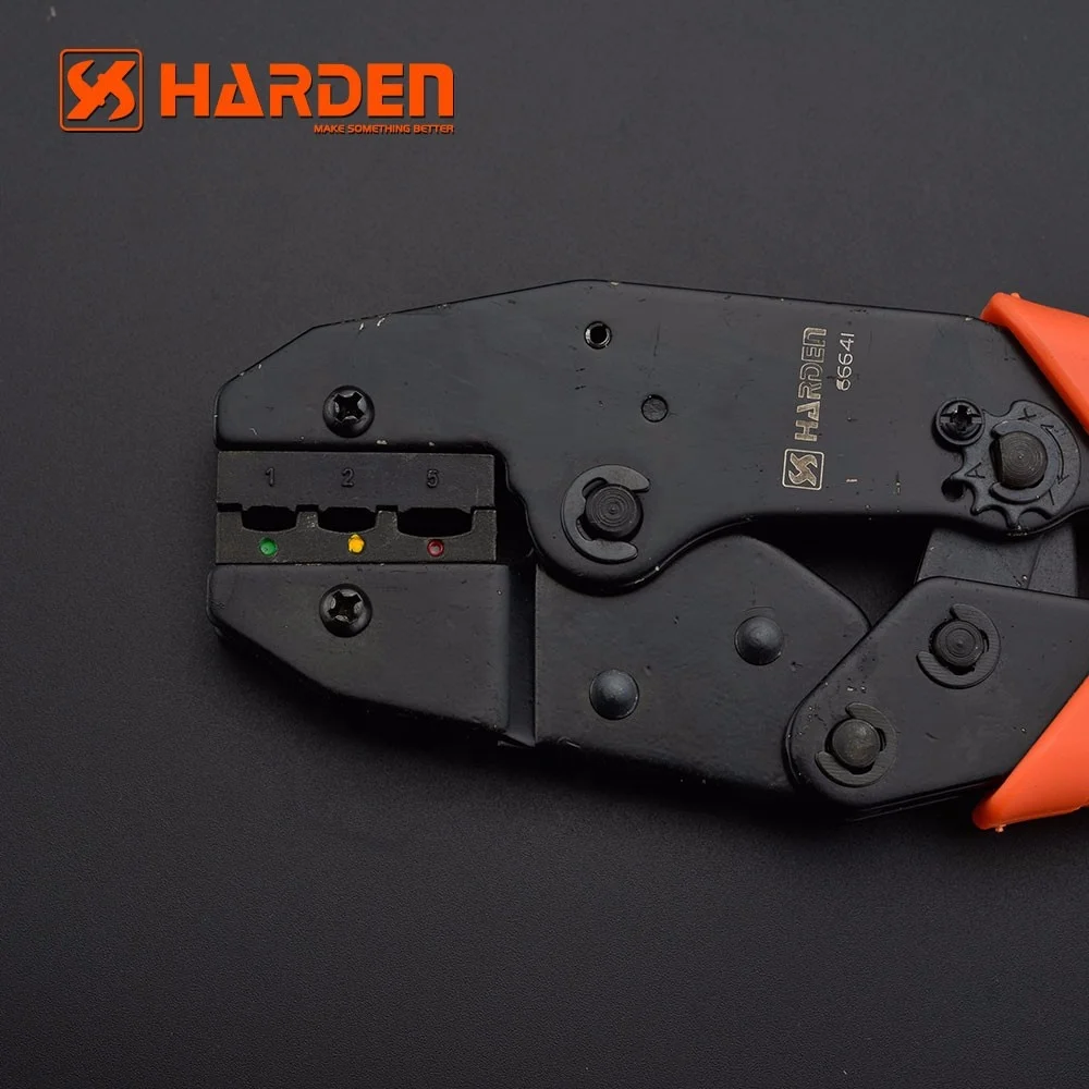 Harden Professional Multi Tool Crimping Pliers Carbon Steel 215mm Ratchet Crimping Plier