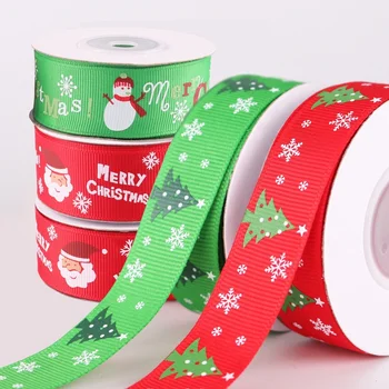 Factory wholesale Grosgrain ribbon Custom brand Personalized gift ribbon Christmas grosgrain ribbon