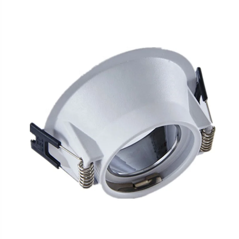 GU10 LED Module Fitting Round MR16 Anti Gare LED Bulb Fixture GU10 MR16 Spot Housing Recess Frame LED Spotlight Fitting Housing