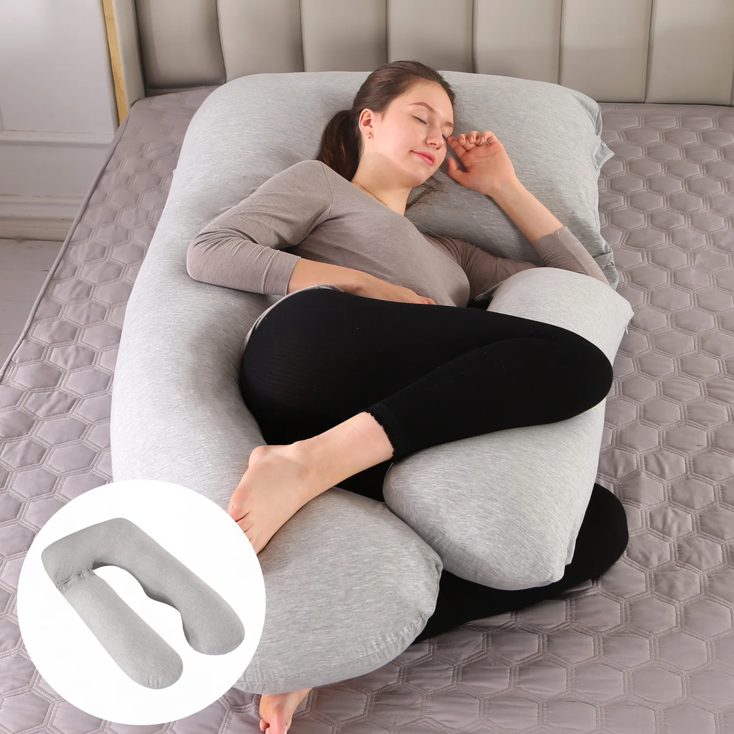 Ushaped Pregnancy Comfortable Maternity Body Pillow,Total Body