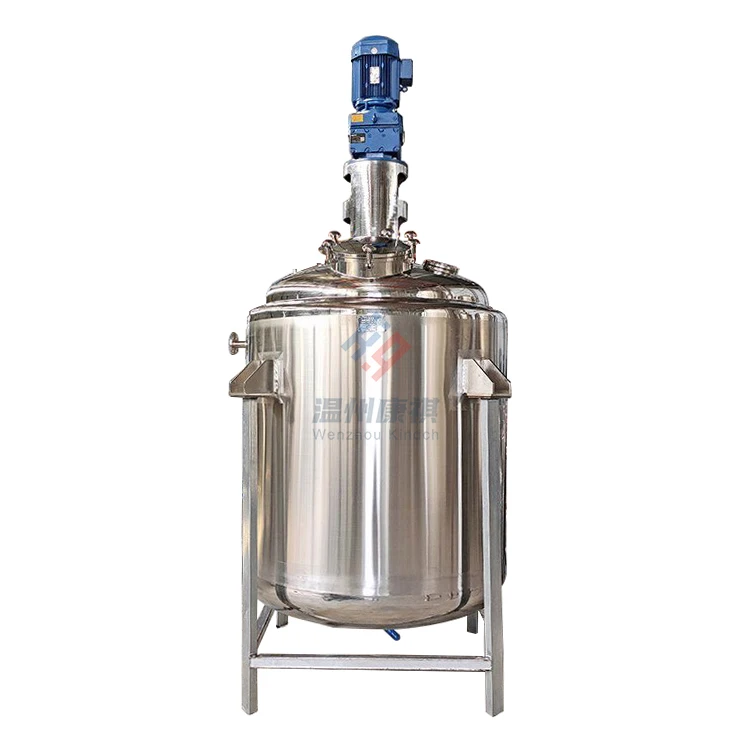 Stainless Steel Jacketed Tank Reactor with Pump 1000L Capacity 220V/380V Mirror Polish Inner Shell ISO9001 Certified