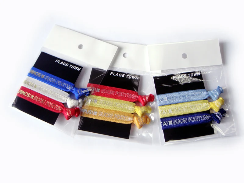 
 Резинка для волос с сублимационным логотипом на заказ, эластичная резинка для волос  