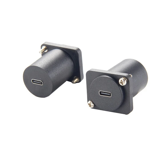 USB-C 3.1 Type C Male to Female Extension Data Panel Mount adapter