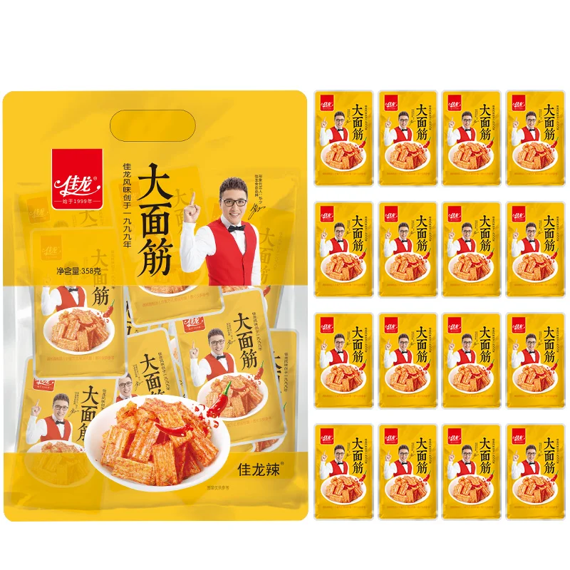 Wholesale Traditional Food Spicy Sticks Chinese Snacks Latiao 358g/bag