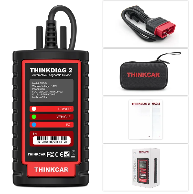 ThinkCar ThinkDiag 2 OBD2 Code Reader Scanner - Full System, 16
