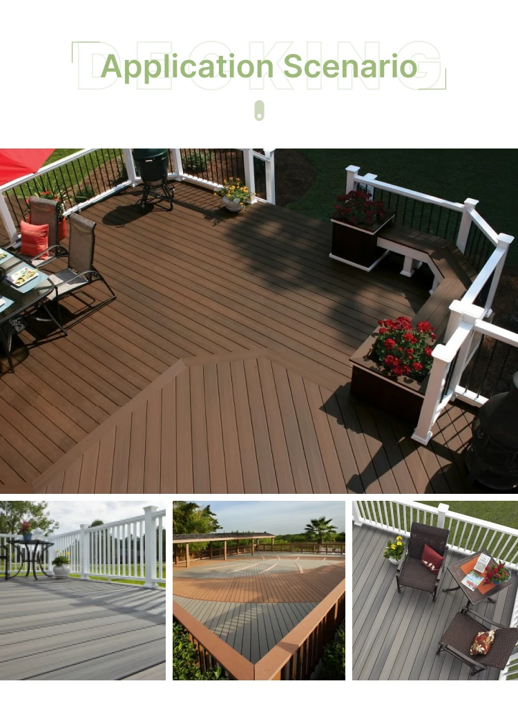 Foju Wpc Decking Outdoor Engineered Floor Anti-slip Wpc Composite ...