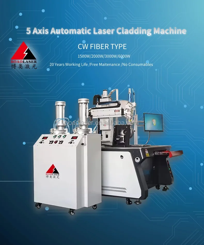 Metal Surface Enhancement Laser Cladding Machine 2000w 3000w 6000w ...