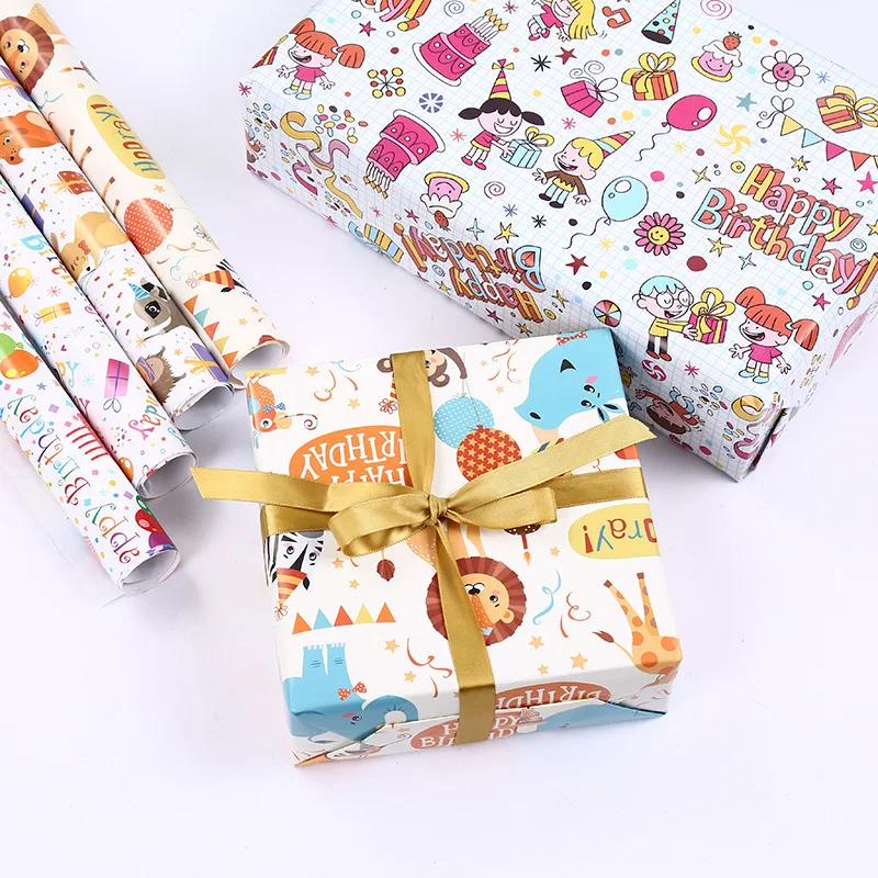 Wholesale Happy Birthday Design Wrapping Paper Hot Sale Cheap Price