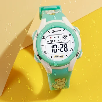 Mingrui Shock Resistant Cute Kids Watch Candy Color Girls Ladies Waterproof Sport Watch