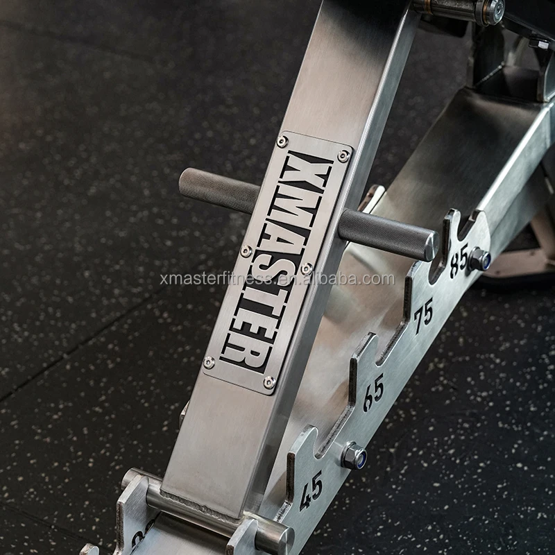 XMASTER Stainless Steel Adjustable Bench for GYM Strength Training