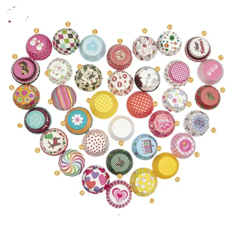 Customise Golo Thin Saper Cupcake Liners Paper Baking Cups Withdots Muffin Cups for CupCakes Pack onesies Pet Cupcakes Container