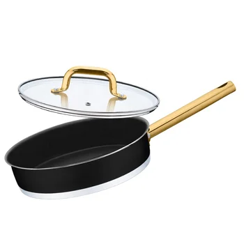 Factory Energy-saving Cookware Nonstick Frypan Stainless Steel Saute Pan Kitchen Non Stick Frying Pan