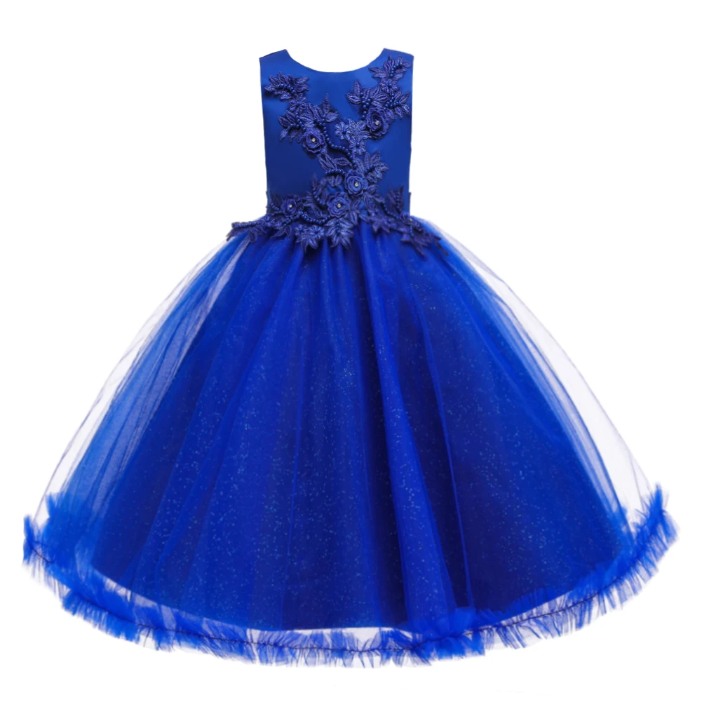 199 Последние детские платья дизайн свадебная вечеринка износ девушки цветка день рождения оптом маленькие девочки конкурс