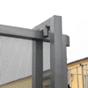 Decorative mesh sliding door