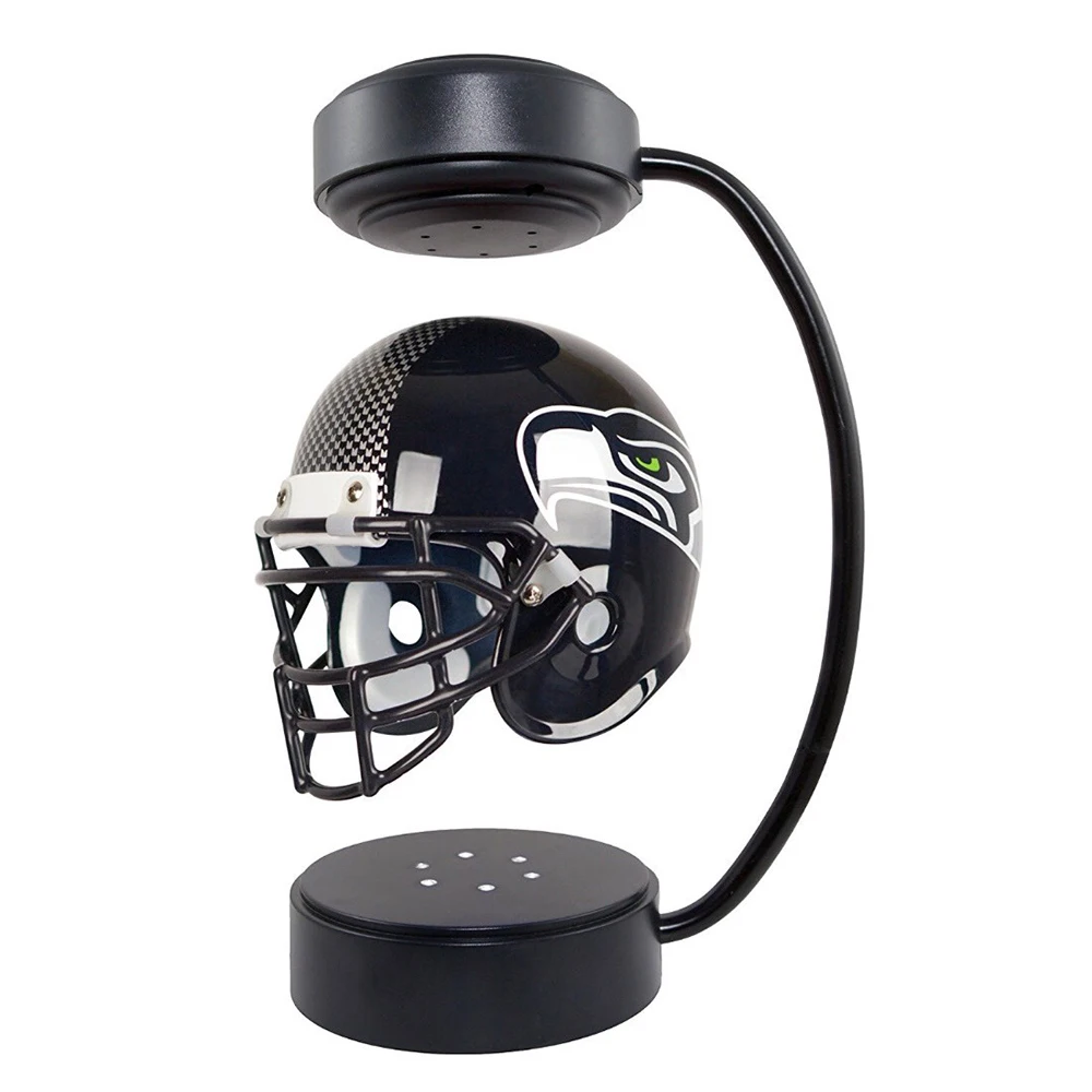 Source 360 rotating magnetic levitation football helmet display stands on  m.