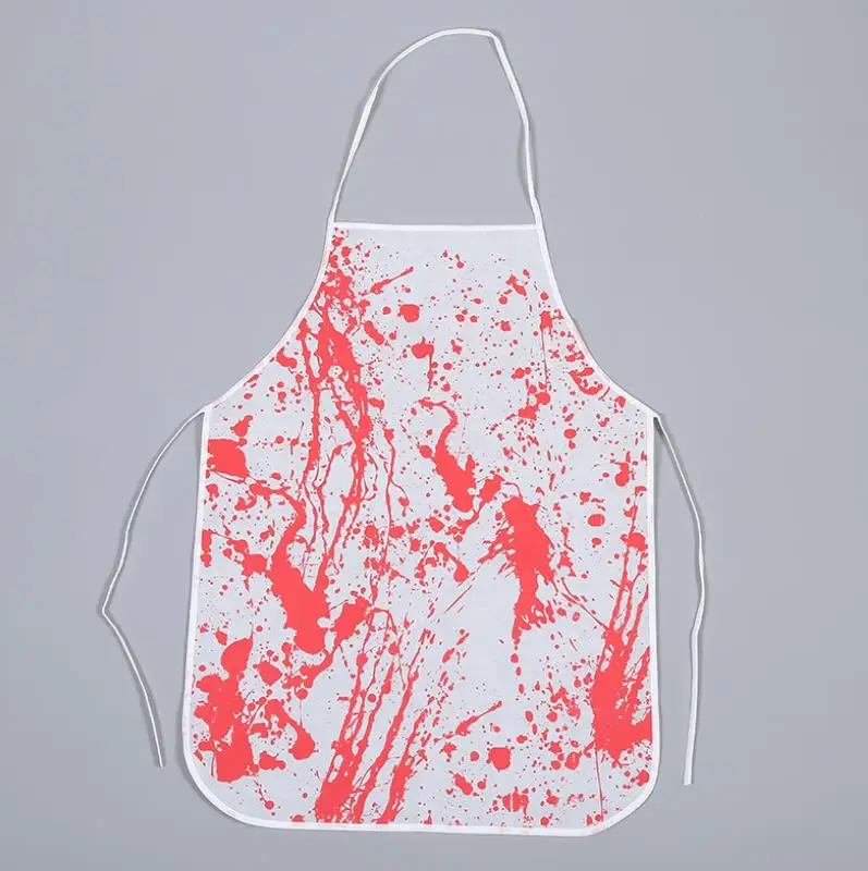 0207VP88TAH Adultes Sanglant Tablier + Sanglant Couteau Parfait Pour DÉGUISEMENT Halloween Accessoires Zombie Tueur Chef Boucher Film Déguisements -Disponible En Taille Unique