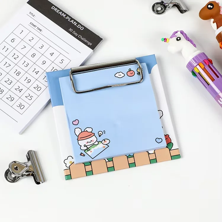 Оптовая Продажа с фабрики Симпатичные Студенческие канцелярские принадлежности самоклеющиеся липкие блокноты набор липких заметок шинкой