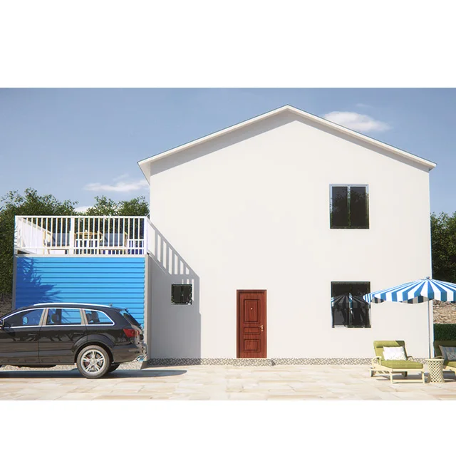 2025 for Econel Eco-Friendly Modular Homes Concrete Flat Roof New Tech House Designs Bathroom Supermarket Office Building Gym Di