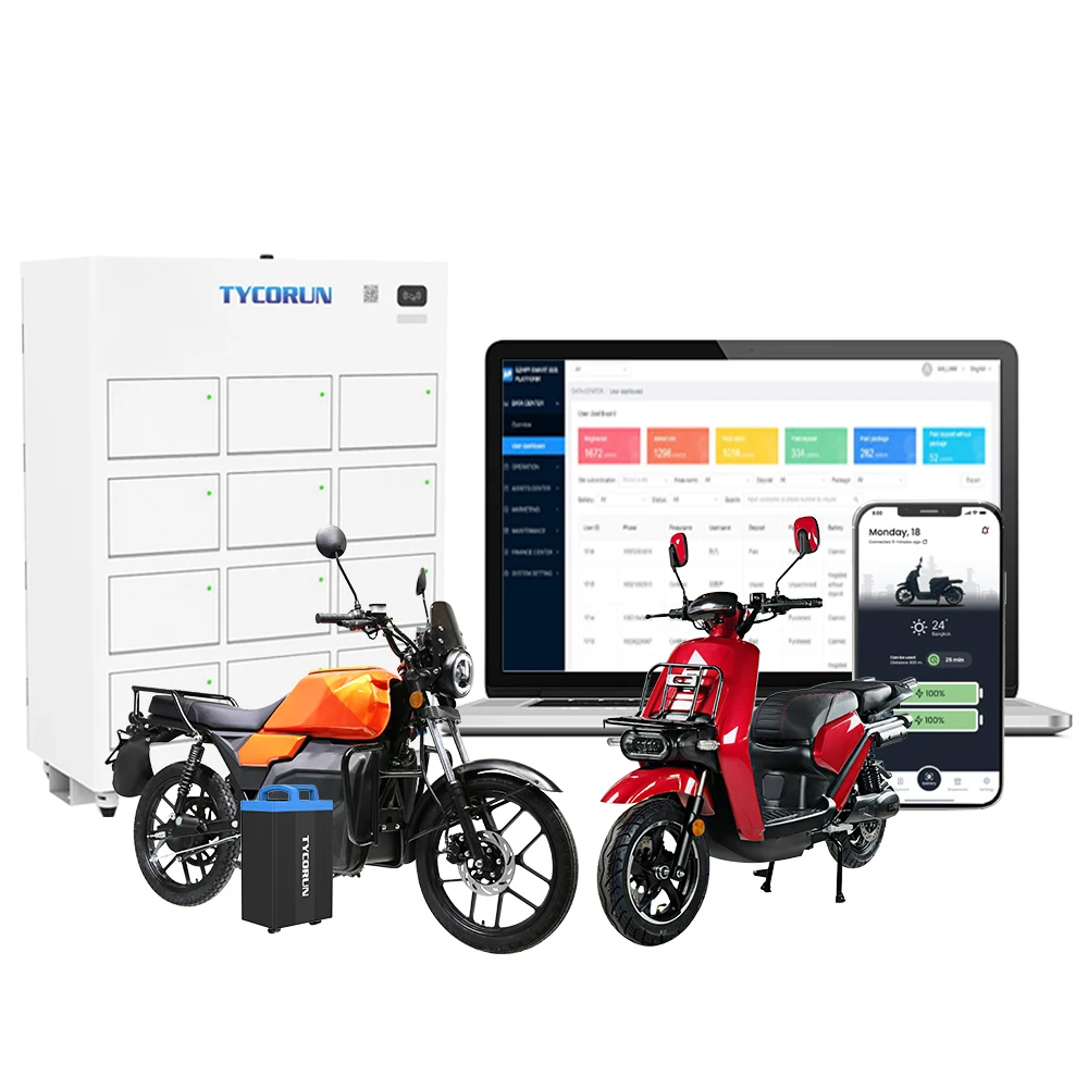 Tycorun Battery Swap Technology Platform Smart Charging Cabinet Centralized Monitor and Manage for Lithium Battery