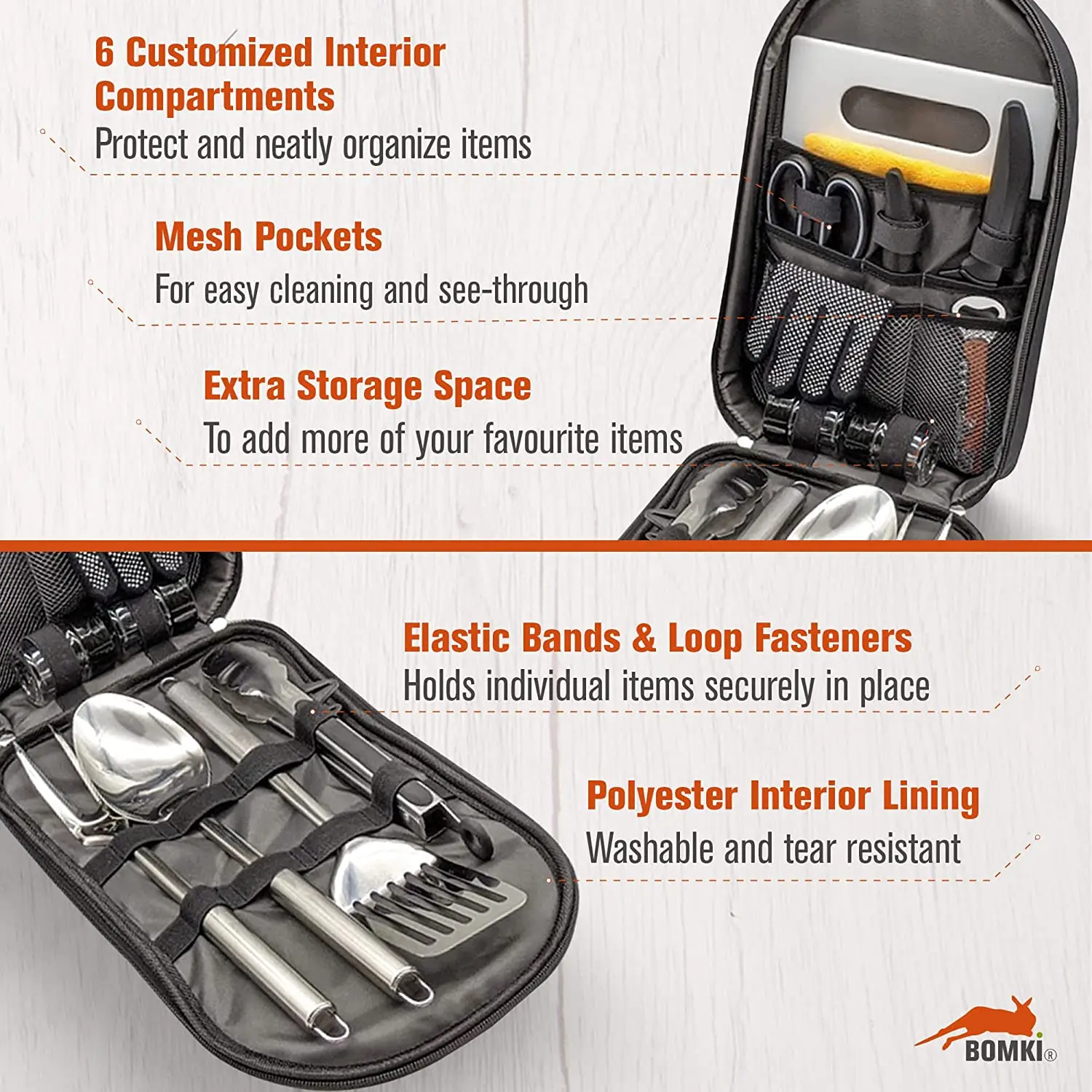 Grilling And Camping Cooking Utensils Set For The Outdoors Bbq