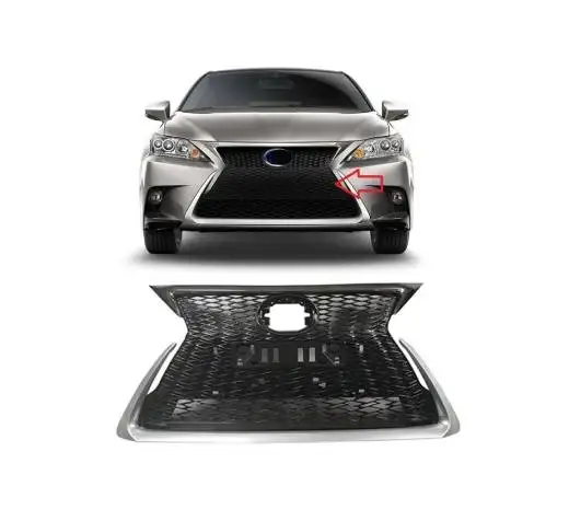 Saivis Upgrade Kit Sport Style Grille Assembly Front Upper Lower Bumper Grille For 2017-2020 Lexus CT200h