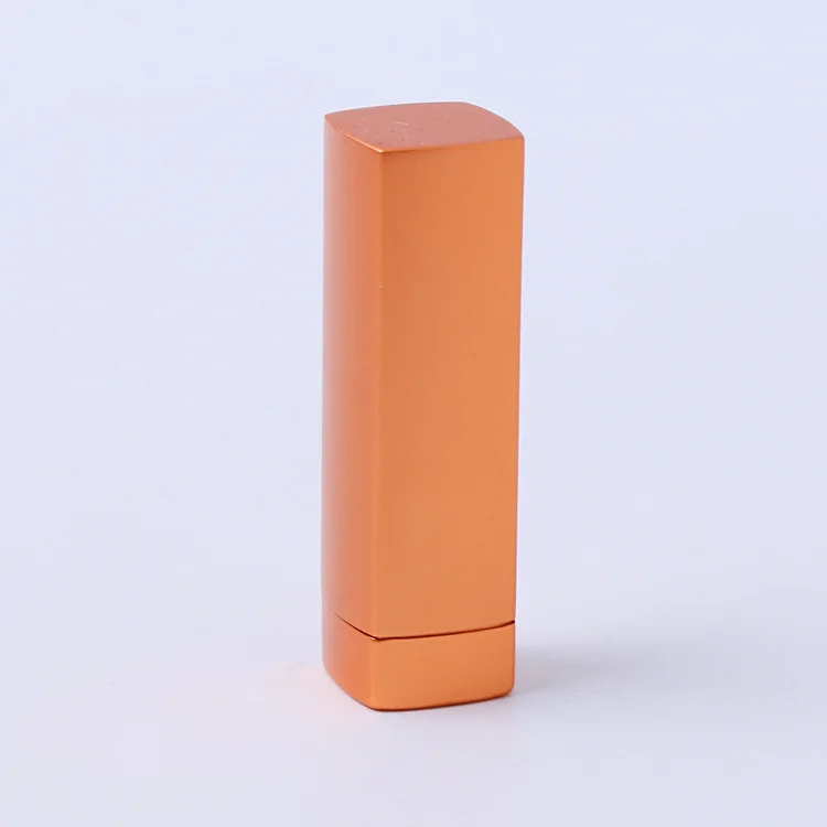 High-end fashion frosted lipstick tube square lipstick tube metal lip glaze 3.5g