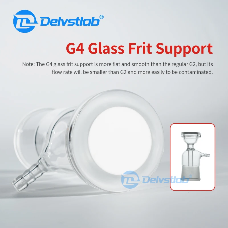 Delvstlab Lab glassware Filtration Pure Water Microbial Testing Laboratory All Glass Solvent Filter Vacuum Filtration Apparatus