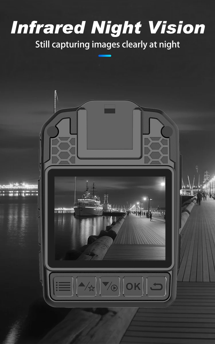 Mini 1440p Hd Body Worn Cameras Security Guard Law Enforcement