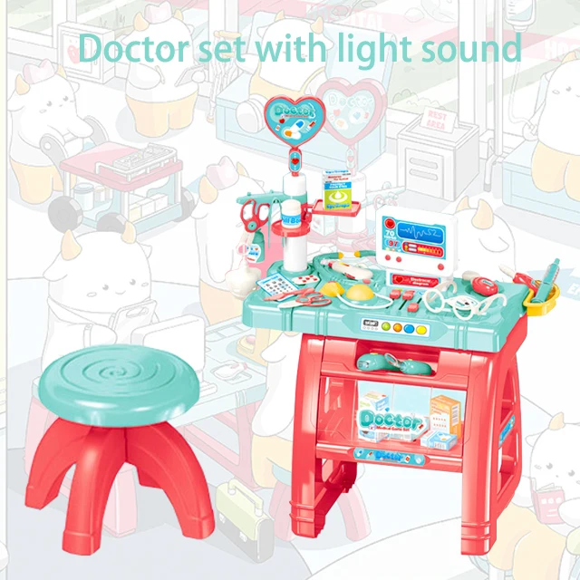 Набор больничных медицинских инструментов, ролевая игра, дошкольная игрушка, набор врачей для детей