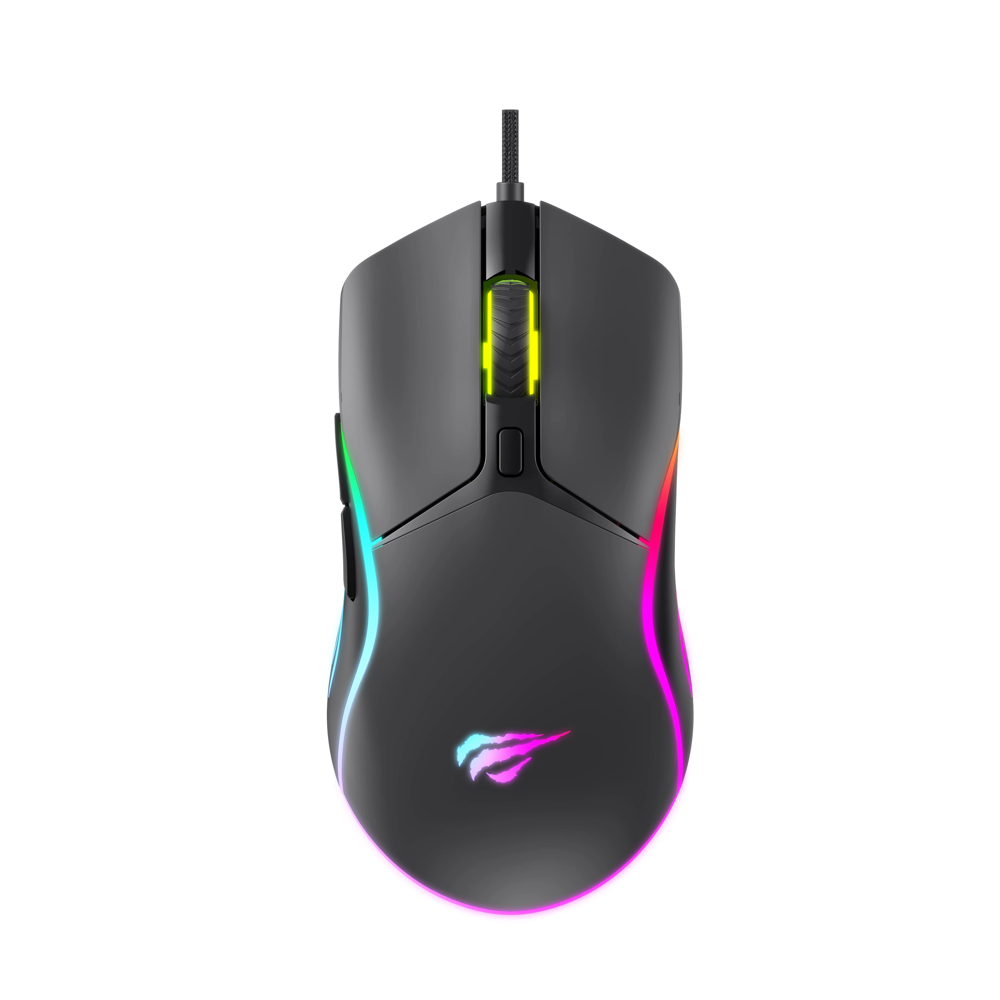 Havit MS1029 Multi Gamer Mouse 6 Keys 7200DPI Souris Gameur Inalambrico RGB Backlit Gaming Mouse