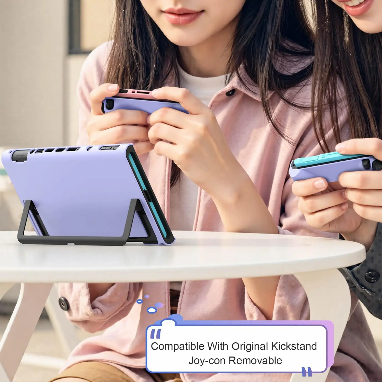 product laudtec dockable case for switch 2 2025 protective cute protective cover case slim pc cover shell-7
