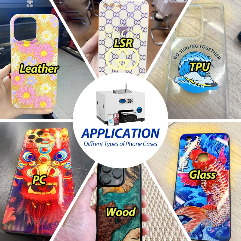 Inkit Smart QR Code Ordering Impresora UV for Custom Phone Cases