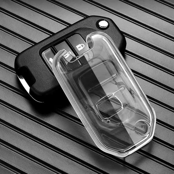 TPU Car Key Case Full Cover Shell For Honda Accord Civic CR-V HR-V HRV Crider Jade Odyssey