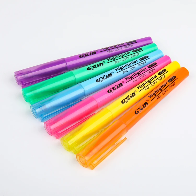 Gxin G-315 6 шт./набор неоновые цветные яркие нетоксичные маркеры на водной основе набор маркеров для школы