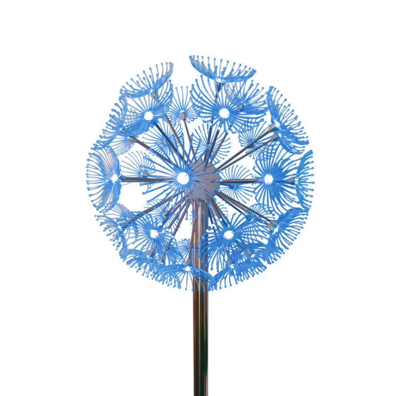 Factory Customized IP65 RGB Landscape Lamp LED Dandelion Light Park Garden Christmas Decoration