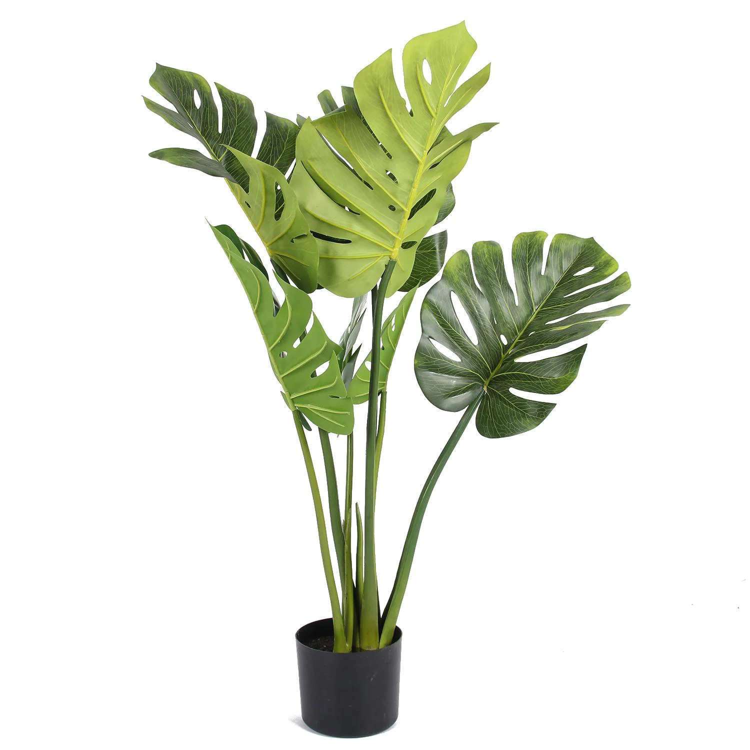 hot sale big leaves trees artificial plant tree indoor and out
