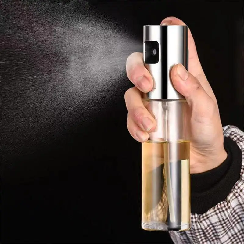 High Quality 100ml Kitchen Glass Sprayer Bottle Kitchen Cooking Bbq