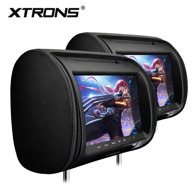 カーオーディオ HEADREST DVD TWIN MONITOR Amazon.com: XTRONS 2 x 9 Inch Pair Car Headrest DVD Player